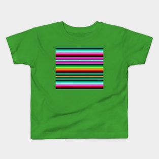 Green Serape Saltillo Kids T-Shirt